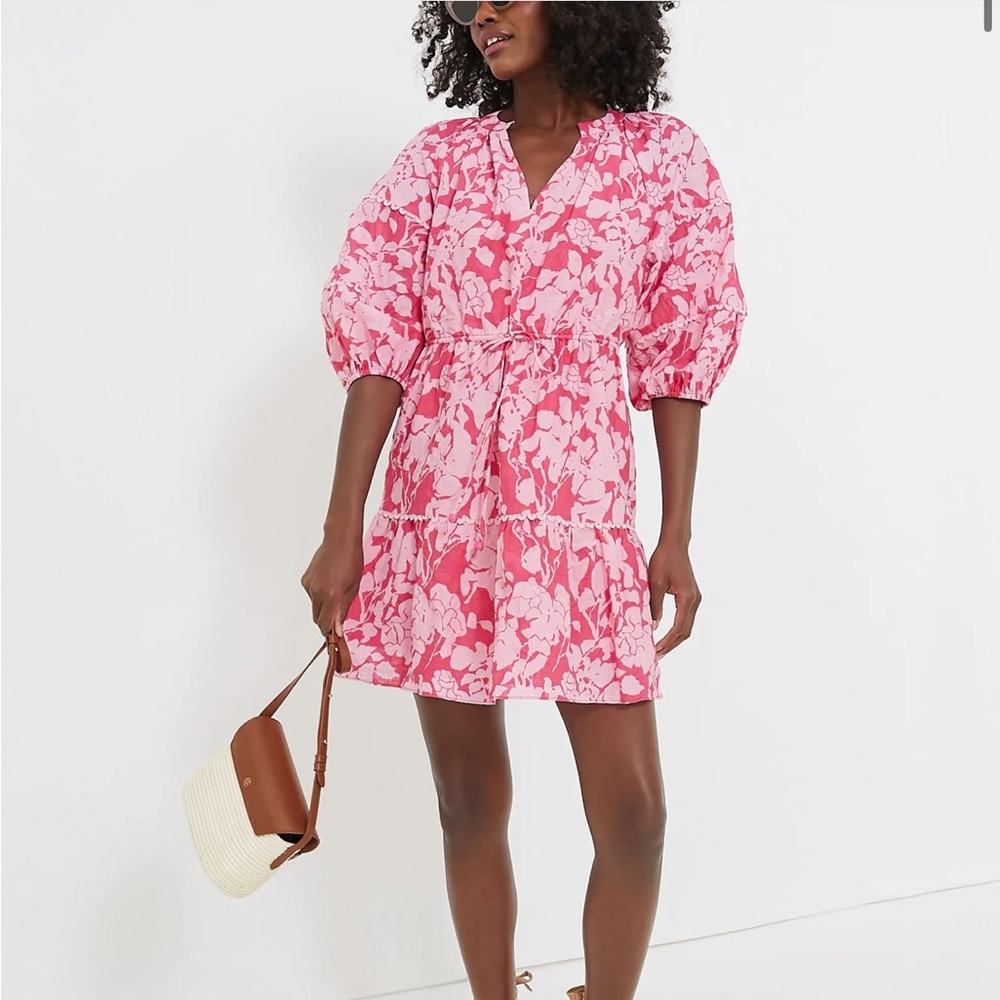 Tuckernuck Pink Floral Mini Dress - Picture 2 of 10